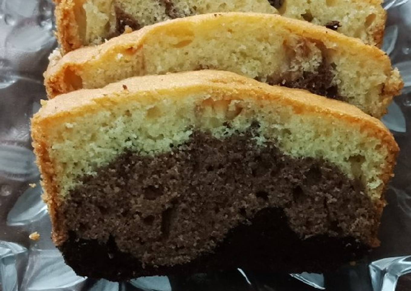 Chocolate Ombre tea cake ❤