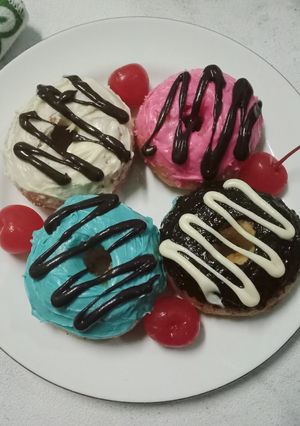 Foto resep Donat Maizena Topping Glaze