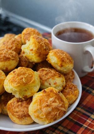 🧀Gyors sajtos pogácsa - 1 hajtással recept fotója