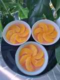 Puding Agar-Agar Mutiara Topping Peach