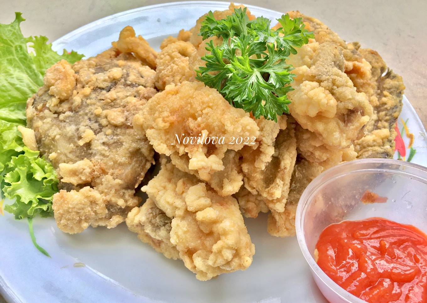 Ikan Bawal Goreng Tepung