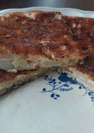 Una foto de Tortilla de nabo
