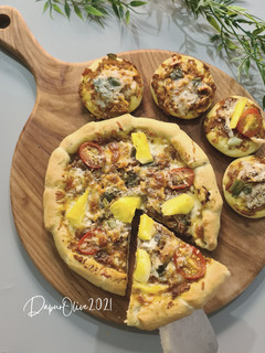 Foto resep Pizza Kale Mini Teflon dan Oven