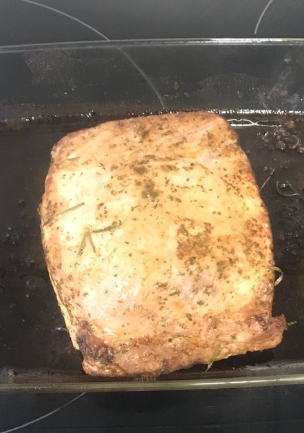 Una foto de Lomo de cerdo asado al horno