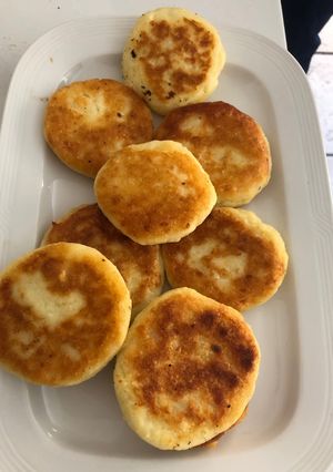 Una foto de Tortitas de papa con queso