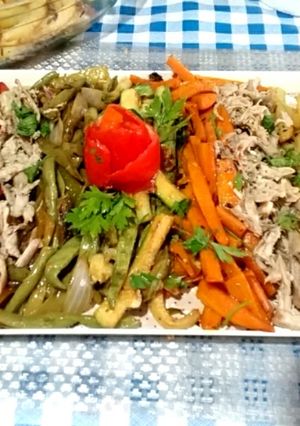 Une photo de Légumes grillés à la plancha