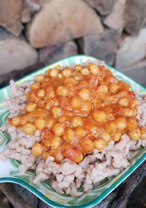 Fűszeres csicseriborsó pörkölt! VEGÁN recept fotója