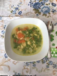 Borsóleves recept fotója