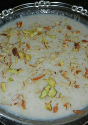 A picture of Rice kheer | chawal ki kheer | Indian rice pudding.