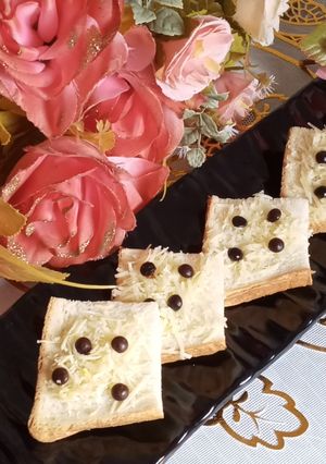 Foto resep 🎲domino cheese bread🎲
