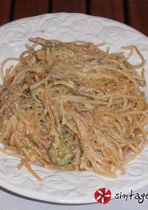 Φωτογραφία της συνταγής Spaghetti mascarpone & κολοκυθάκια. Κρεμώδη και νόστιμα