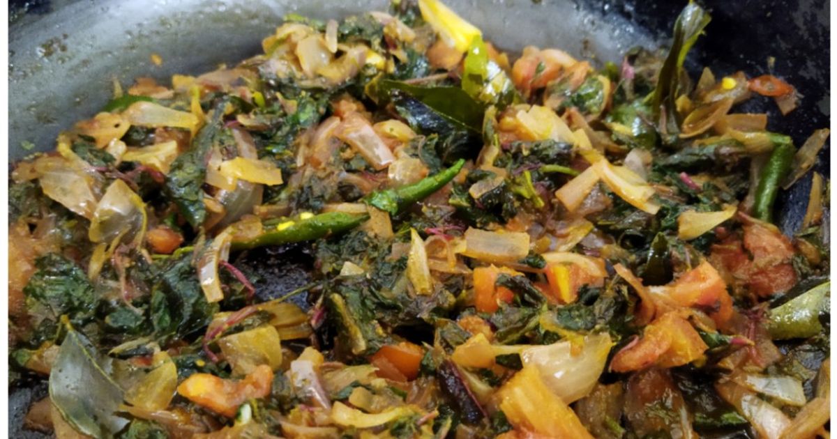 Lal Math (Amaranth Leaves) Sabzi Recipe by Pranjal Kotkar - Cookpad