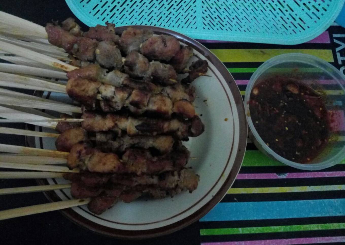 Sate kambing berbumbu