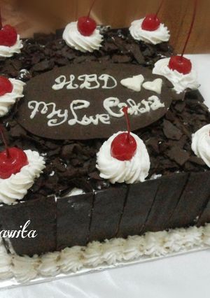 Foto resep Black Forest Cake (Cake ultah pesanan temen)