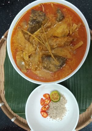 Hình của món Cà ri vịt tàu.