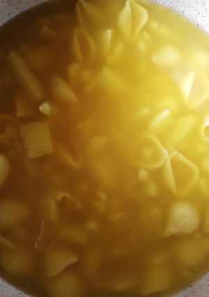 Una foto de Sopa de pastas