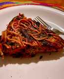 Tortilla de fideos c/hojas de betarraga