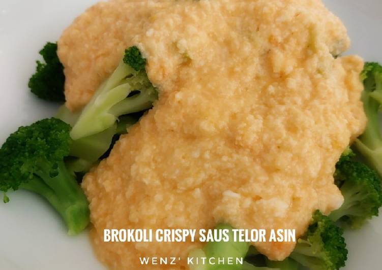 Cara Menghidangkan Brokoli Crispy Saus Telor Asin Untuk Pemula!