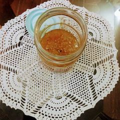 A picture of Instant mango chunda (sweet mango pickle).