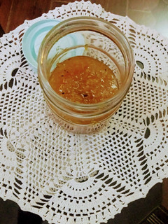 A picture of Instant mango chunda (sweet mango pickle).
