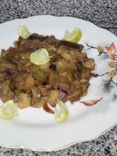 صورة لوصفة خلطه للباذنجان