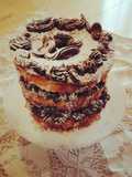 Fluffosa nuda cioccolatosa (alias chocolate naked cake)