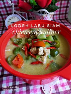 Foto resep Lodeh labu siam, bumbu racik