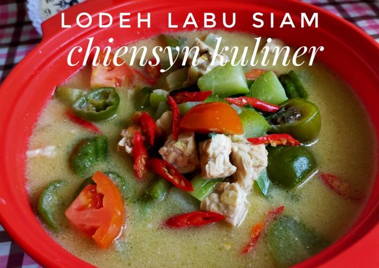 Lodeh labu siam, bumbu racik