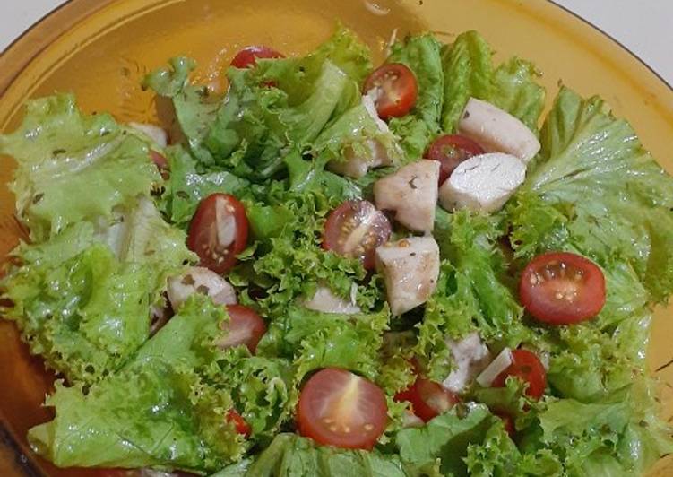 Resep Chicken Veggie Salad 🥗 Enak Banget