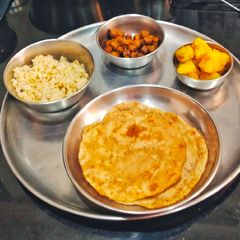 A picture of Bhog Thali.