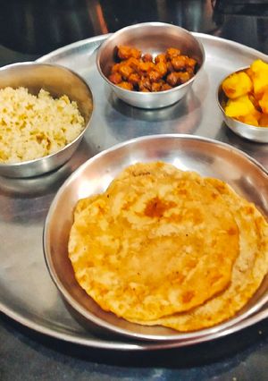 A picture of Bhog Thali.