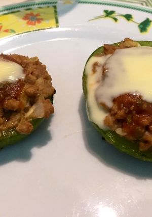 Una foto de Zapallitos rellenos vegetarianos