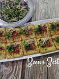 Avocado Microgreens Canapes