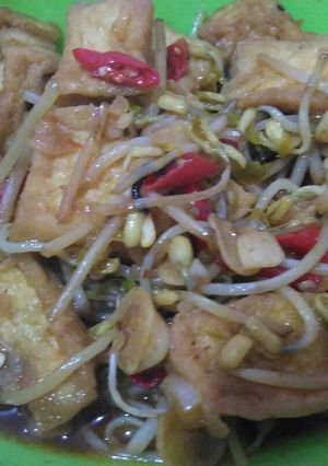 Foto resep Tauge Tahu Masak Kecap
