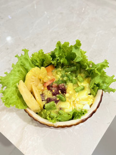 A picture of Huzarensla Salad - Dutch Salad.