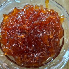 A picture of Chunda (sundried mango pickle).