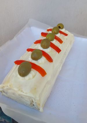 Una foto de Pionono de atún