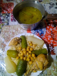 صورة لوصفة رشتة بالخضر مفورة😍😘😋