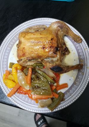 Foto principal de Pollo al horno con verduras