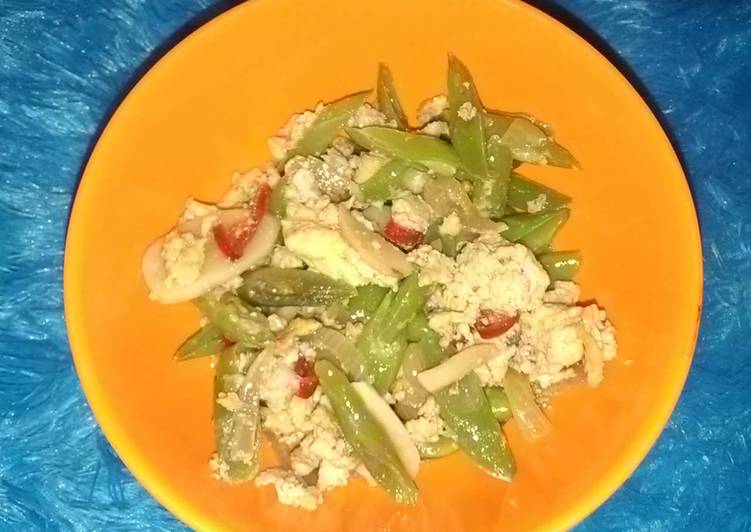 Tumis buncis telur