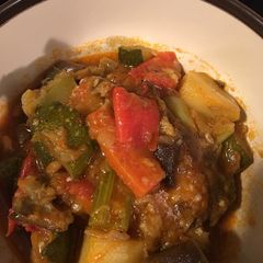 Mixed garden vegetable stew (τουρλού)🇬🇷 A picture of Mixed garden vegetable stew (τουρλού)🇬🇷.