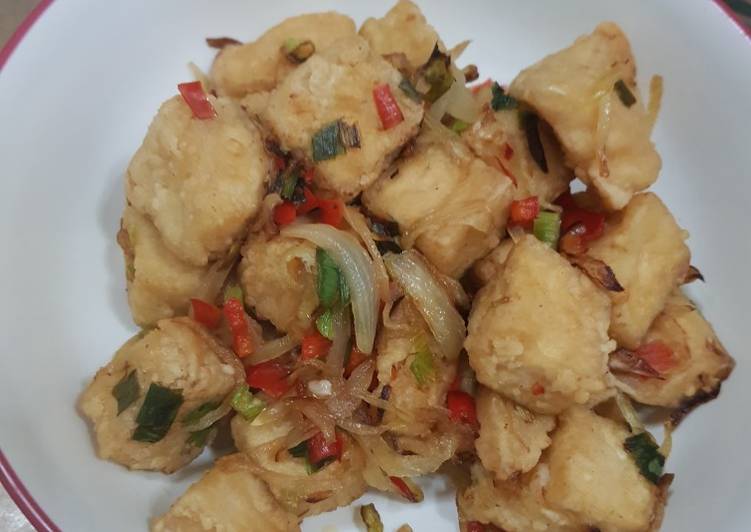 Tahu crispy cabe garam