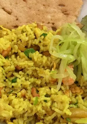 Foto resep Nasi Goreng Kuning Seafood