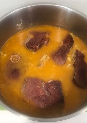 Una foto de Potxas de Navarra con jamón