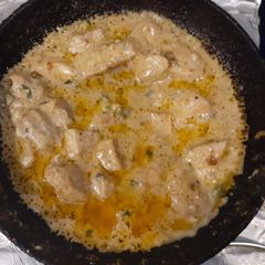 A picture of Mouth-watering Creamy Chicken with Spiced Cream Sauce 😋.