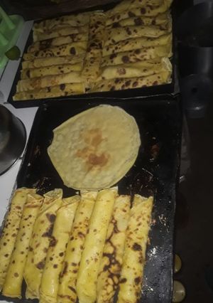 Una foto de Panqueques de dulce de leche