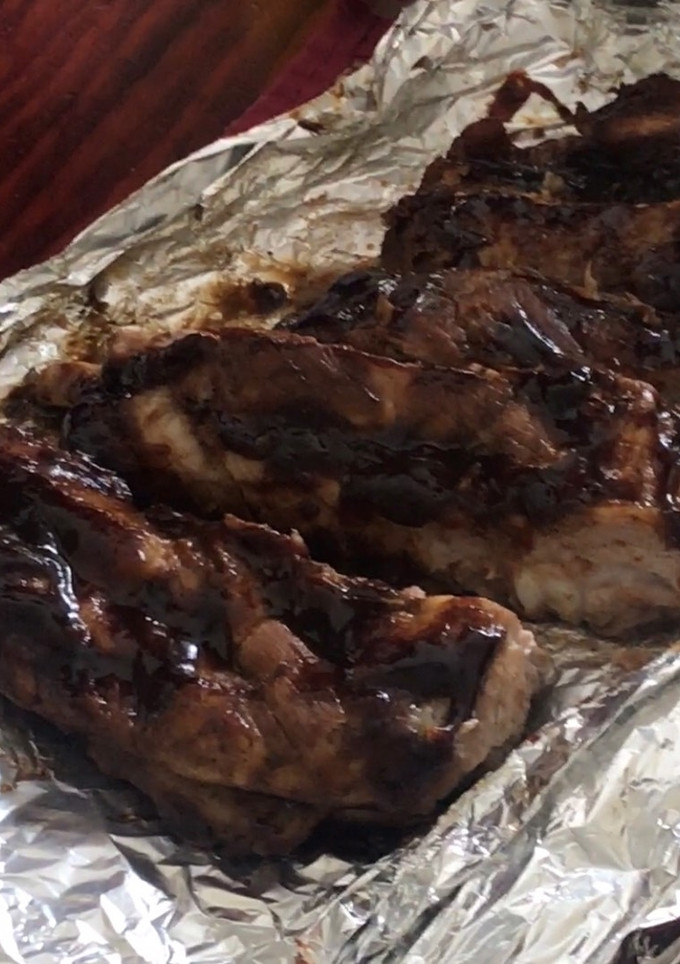 Foto principal de Costillas al horno con salsa bbq