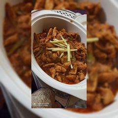 A picture of Chicken boneless handi.