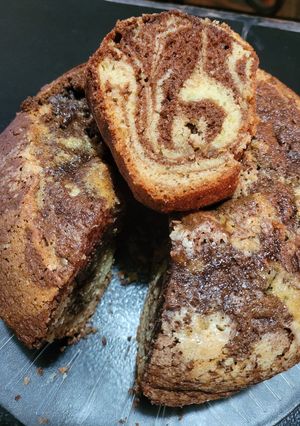 Una foto de Torta marmolada