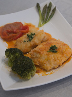 Una foto de Bacalao a la begoña